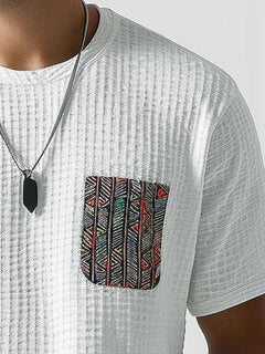 Texture Colorblokk Shirt