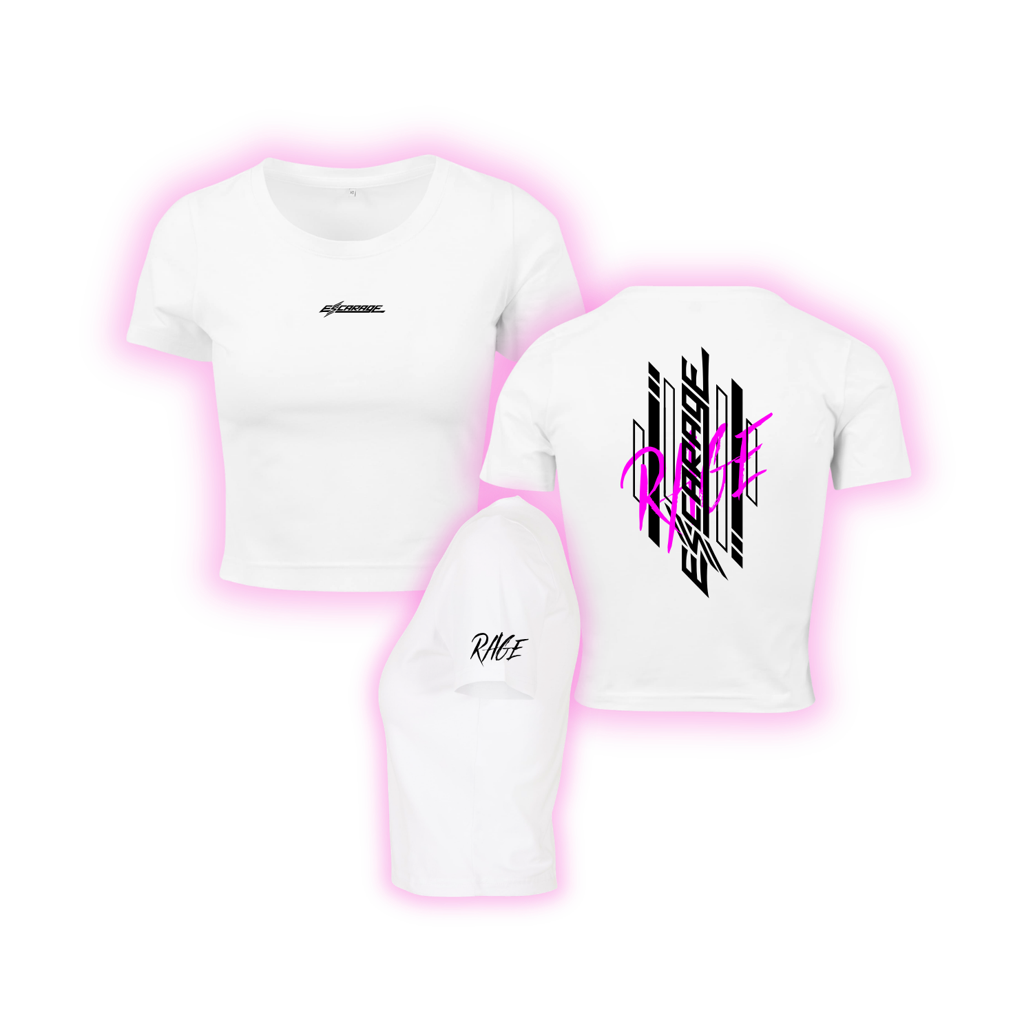 Escarage Crop Top (white)