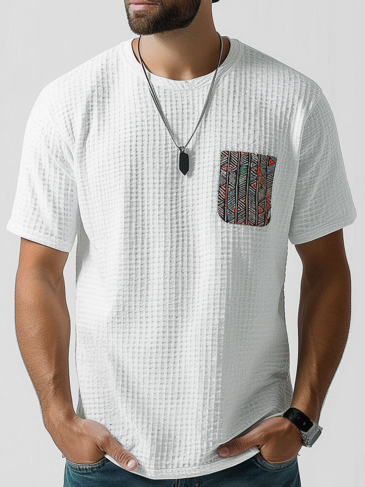 Texture Colorblokk Shirt