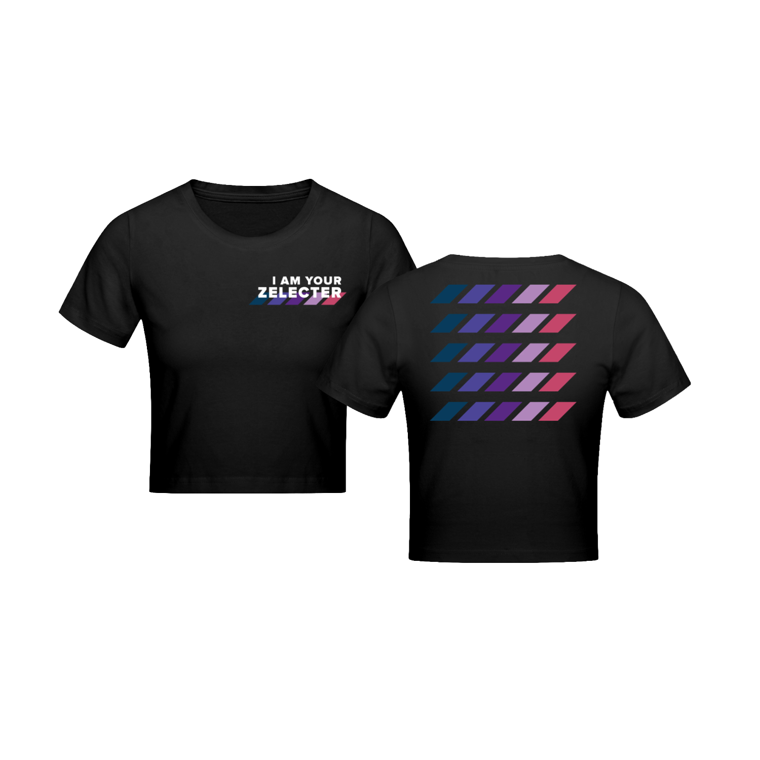 ZELECTER CROP TOP (RAUTE)