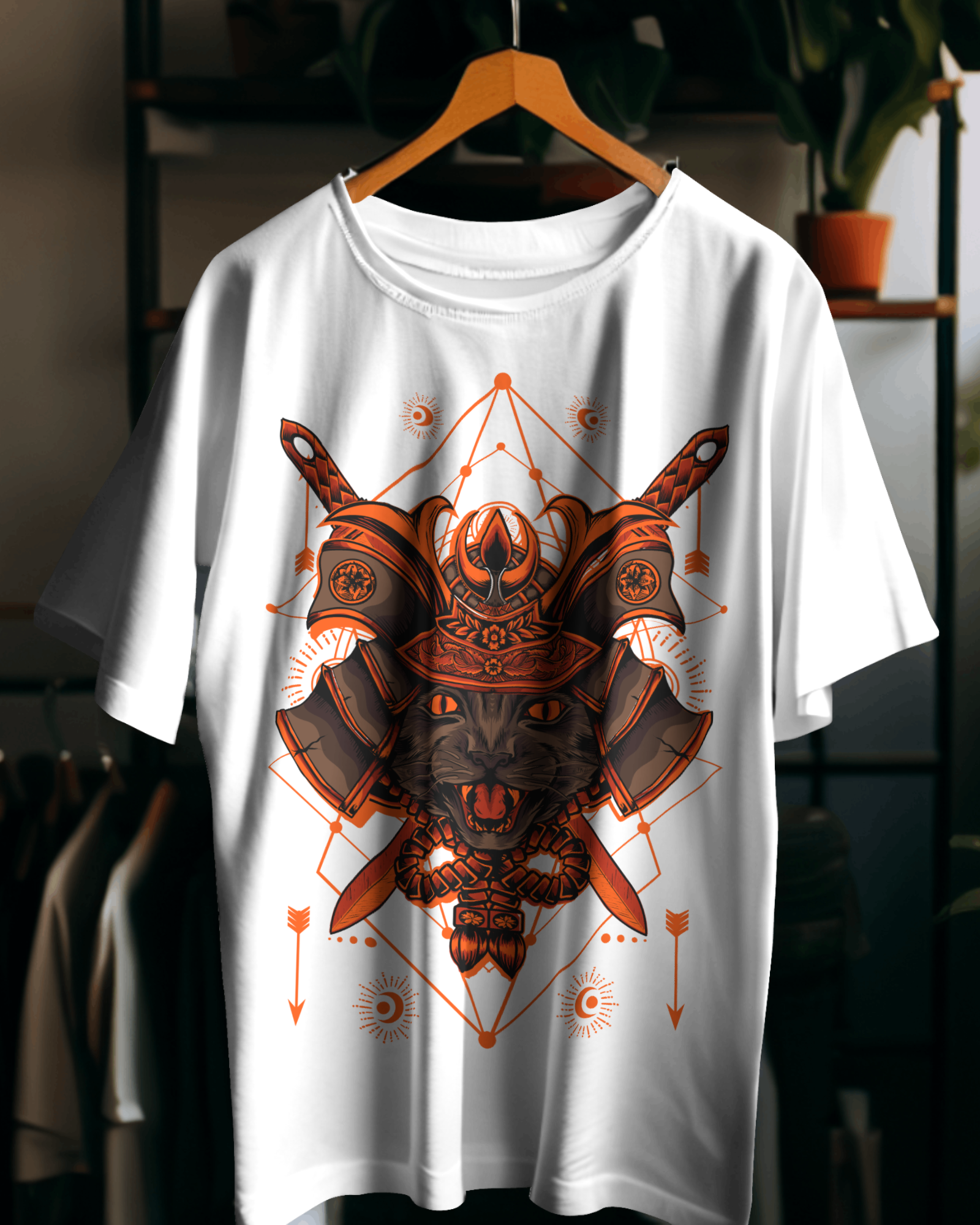 Samurai Cat Shirt (Oversize)